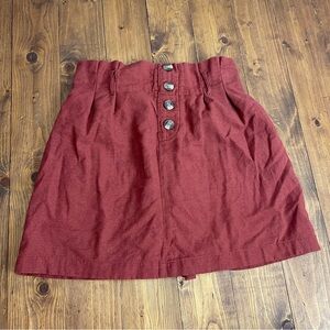 American Eagle Outfitters size XS linen blend mini skirt